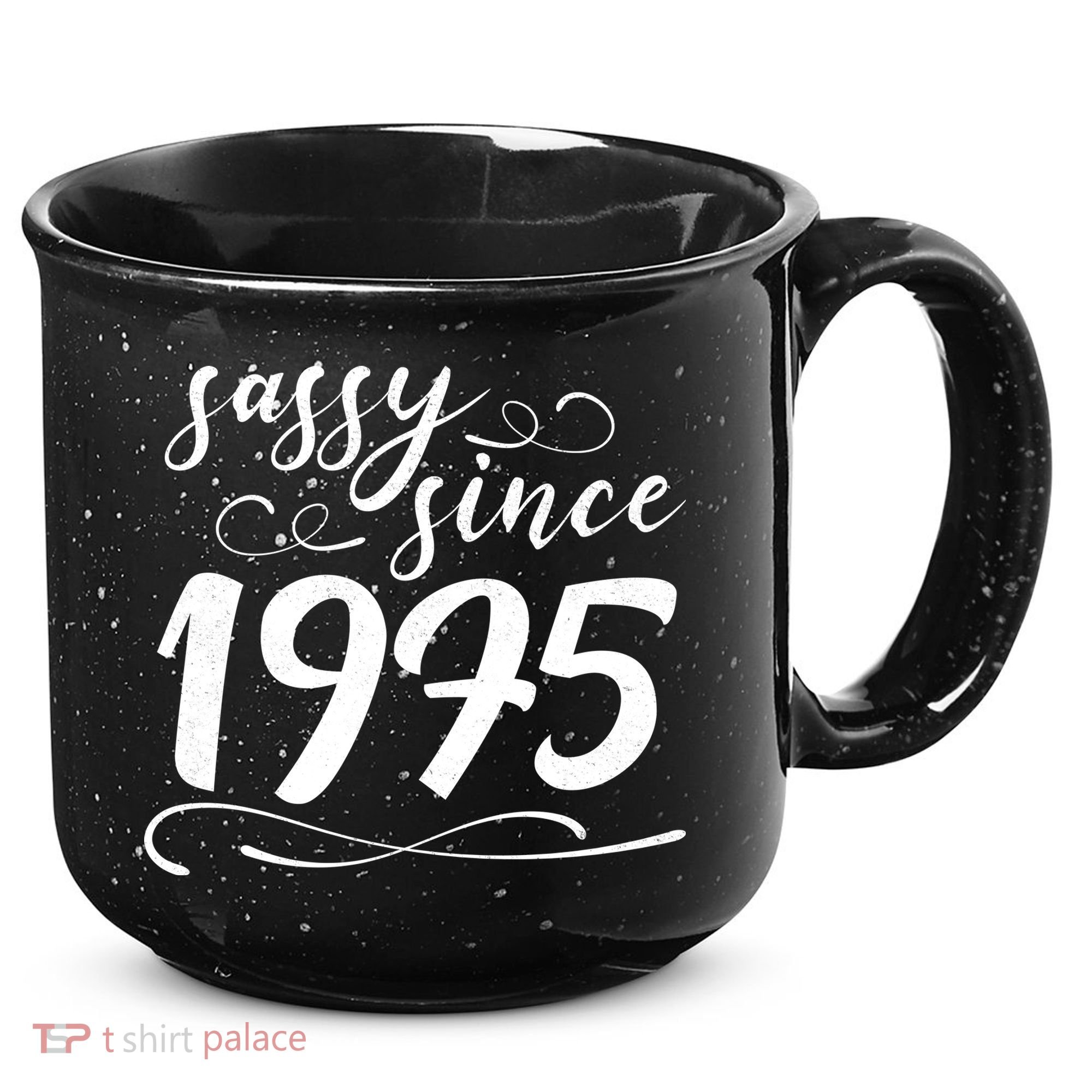 Sassy Since 1975 Birthday 50th Birthday 15oz Campfire Ceramic Mug