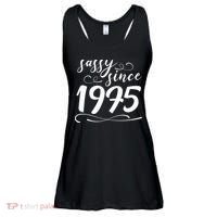 Sassy Since 1975 Birthday 50th Birthday Ladies Essential Flowy Tank thumb 0