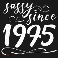 Sassy Since 1975 Birthday 50th Birthday Ornament thumb 1