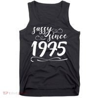 Sassy Since 1975 Birthday 50th Birthday Tank Top thumb 0