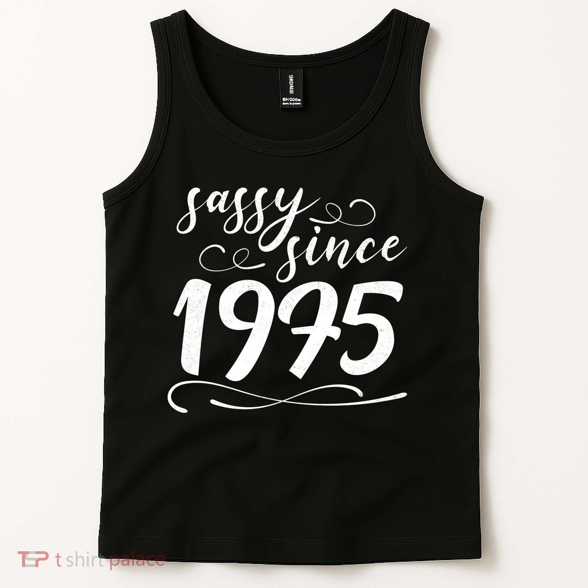 Sassy Since 1975 Birthday 50th Birthday Tank Top