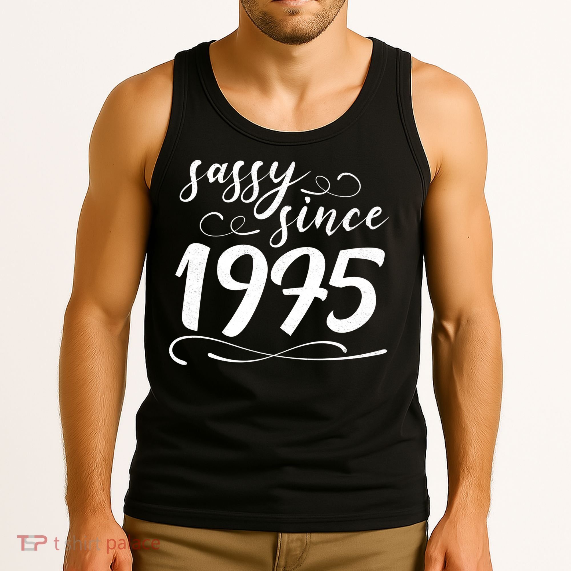 Sassy Since 1975 Birthday 50th Birthday Tank Top