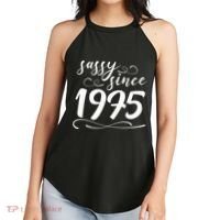 Sassy Since 1975 Birthday 50th Birthday Women's Perfect Tri Rocker Tank thumb 2