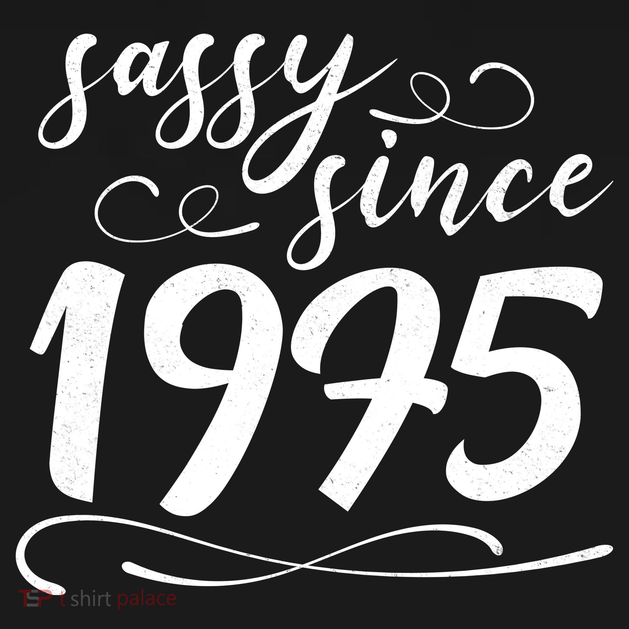 Sassy Since 1975 Birthday 50th Birthday Women's Perfect Tri Rocker Tank