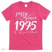 Sassy Since 1975 Birthday 50th Birthday T-Shirt thumb 0