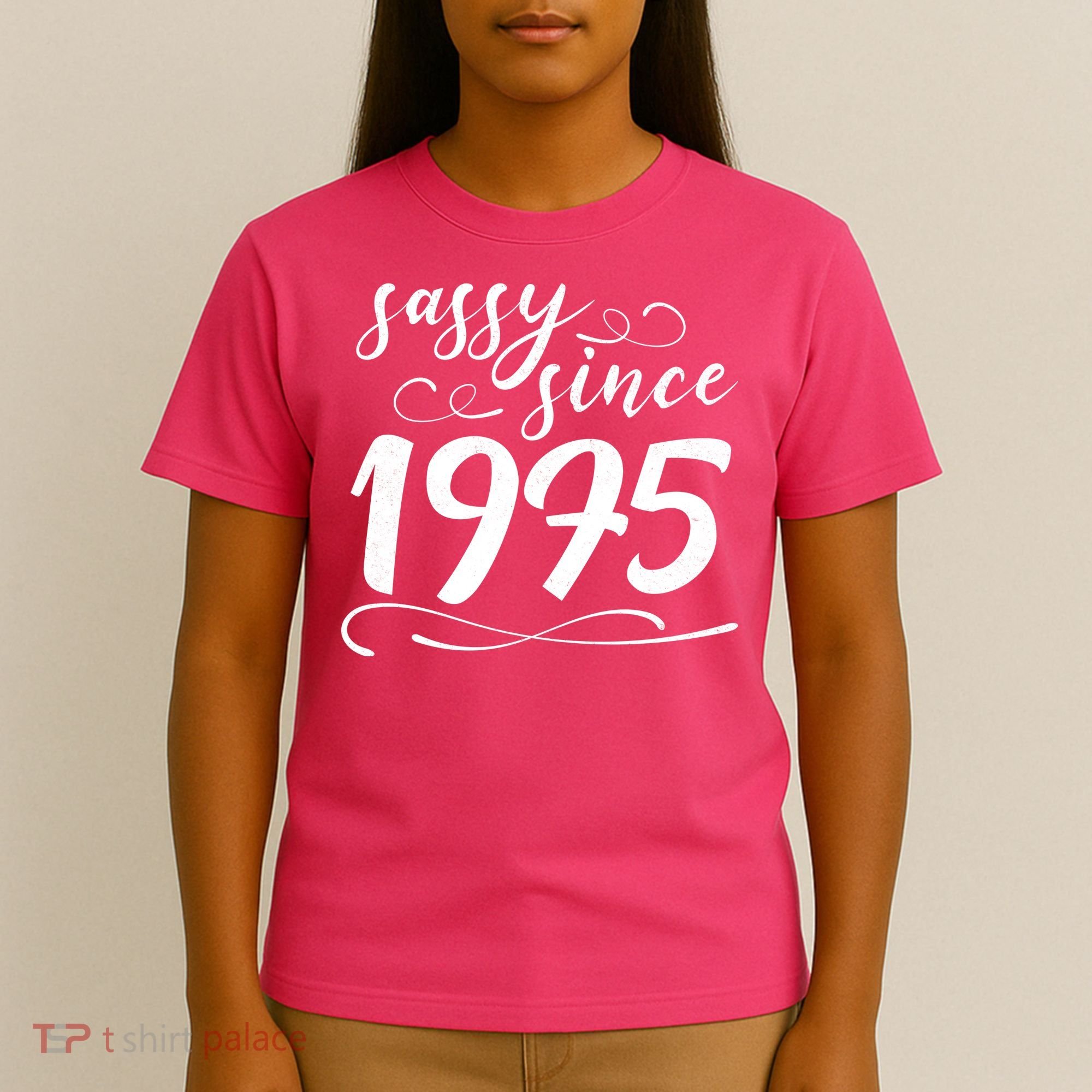 Sassy Since 1975 Birthday 50th Birthday T-Shirt