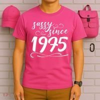 Sassy Since 1975 Birthday 50th Birthday T-Shirt thumb 6