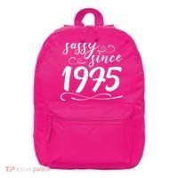 Sassy Since 1975 Birthday 50th Birthday 16 in Basic Backpack thumb 0