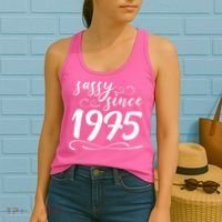 Sassy Since 1975 Birthday 50th Birthday Women's Tank Top thumb 2