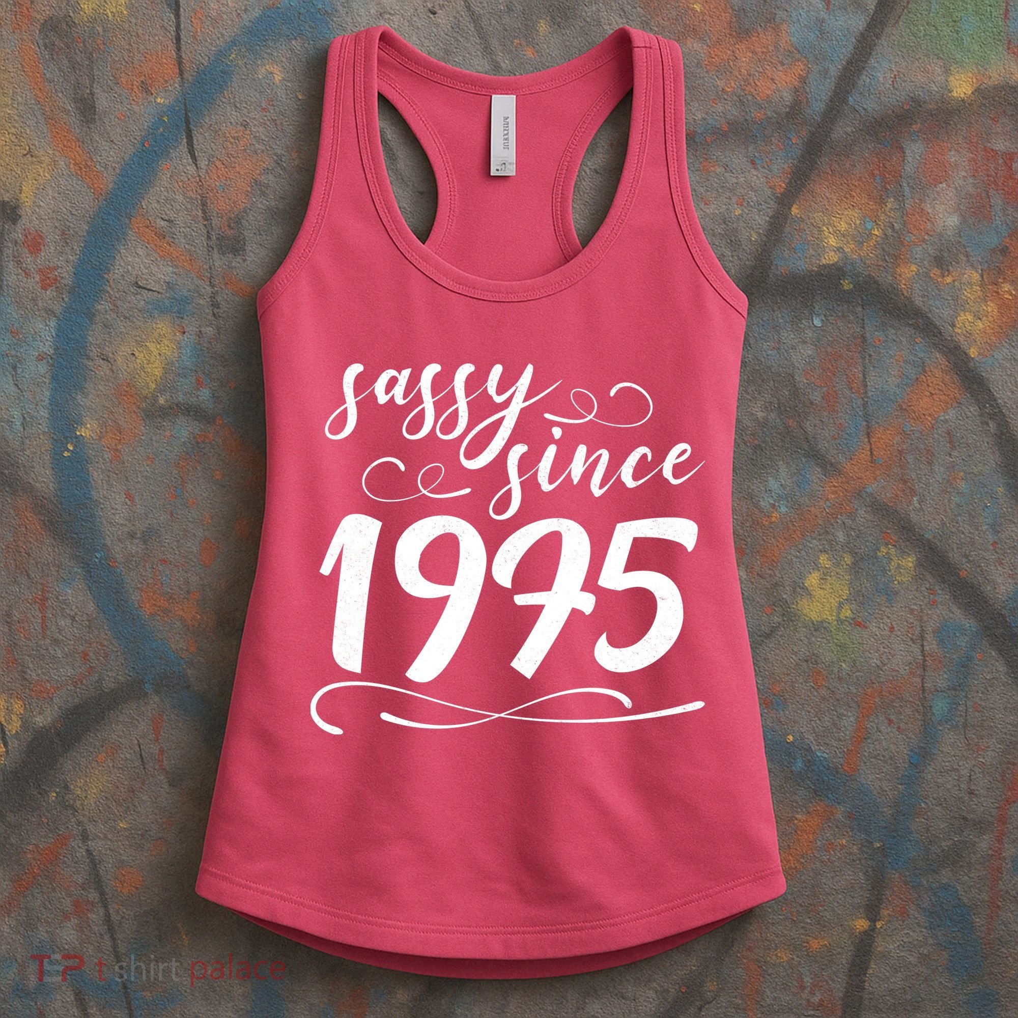 Sassy Since 1975 Birthday 50th Birthday Women's Tank Top