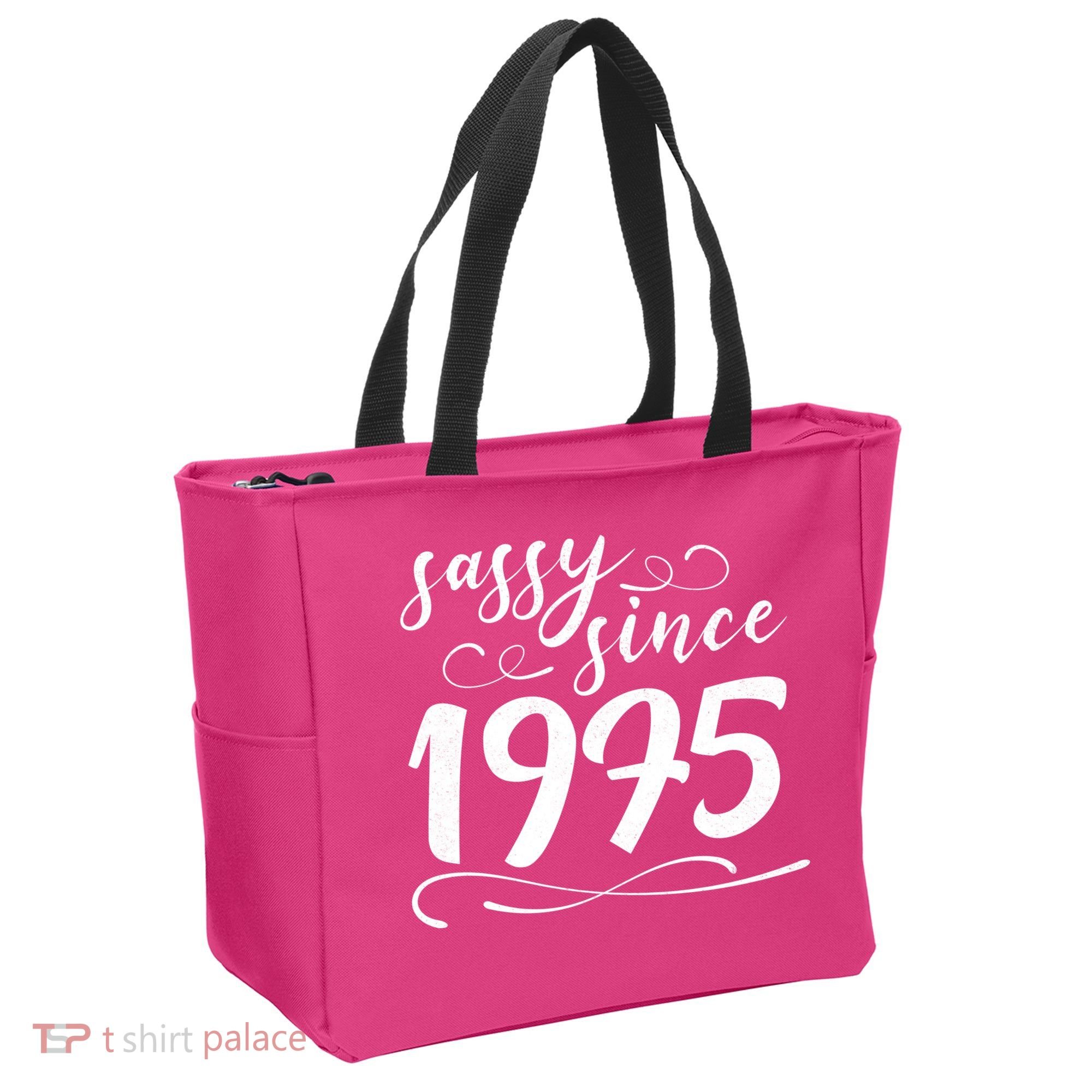 Sassy Since 1975 Birthday 50th Birthday Tote Bag