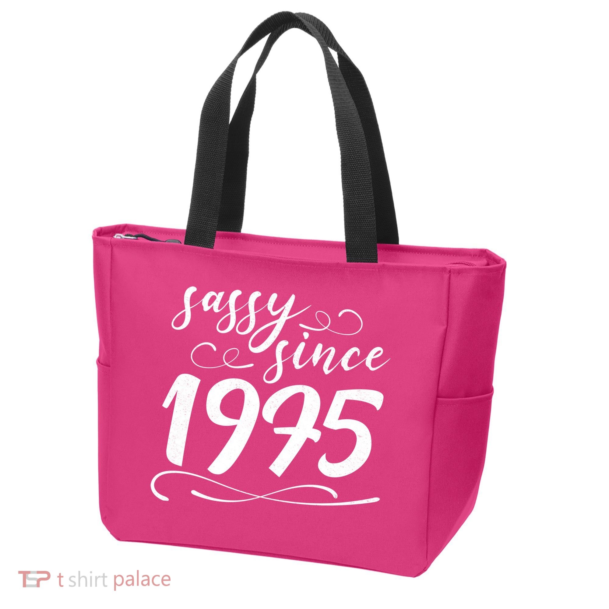 Sassy Since 1975 Birthday 50th Birthday Tote Bag