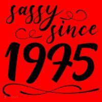 Sassy Since 1975 Birthday 50th Birthday Santa Hat thumb 1