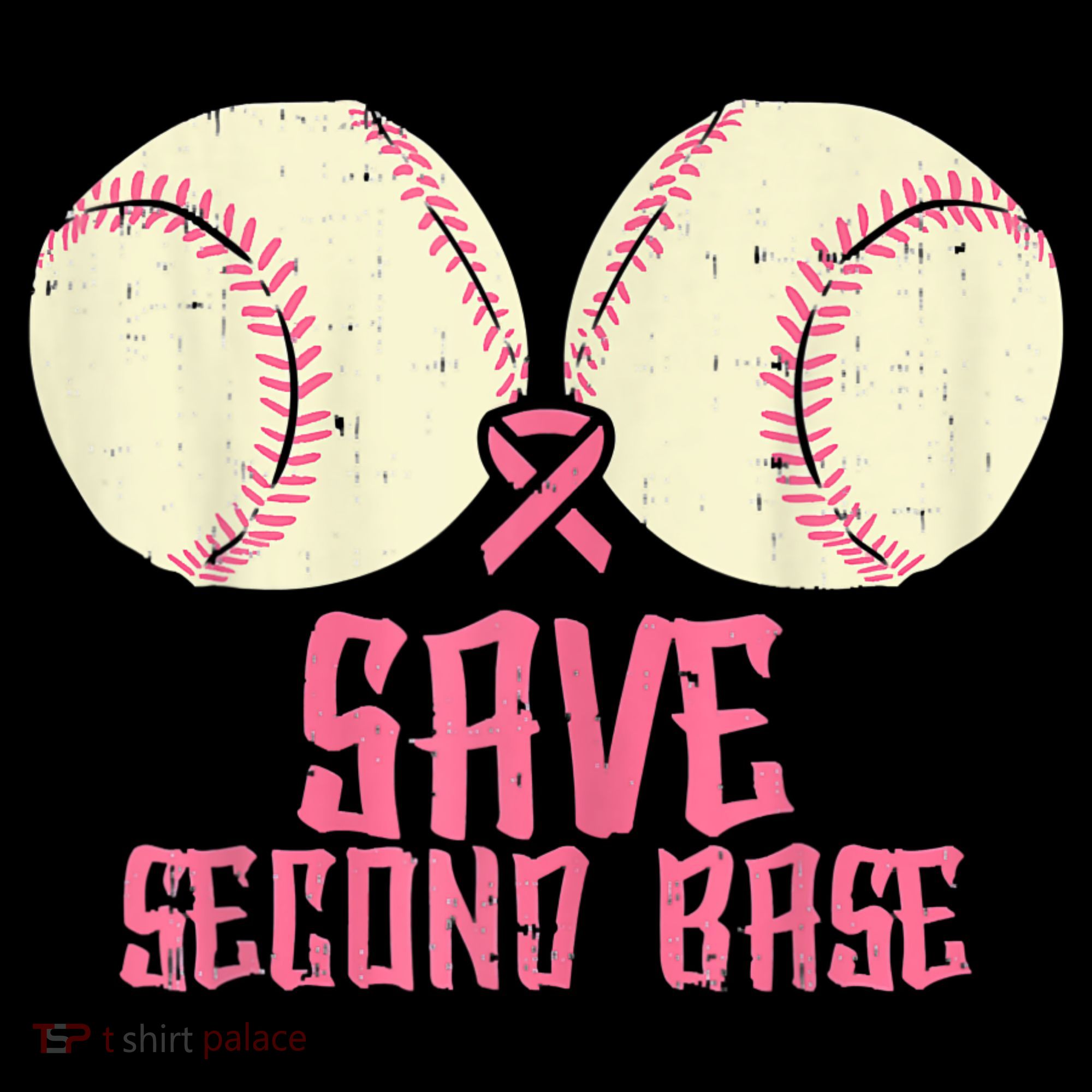 Support Save 2nd Base Breast Cancer Doggie Tank