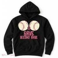 Support Save 2nd Base Breast Cancer Hoodie thumb 0