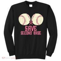 Support Save 2nd Base Breast Cancer Sweatshirt thumb 0