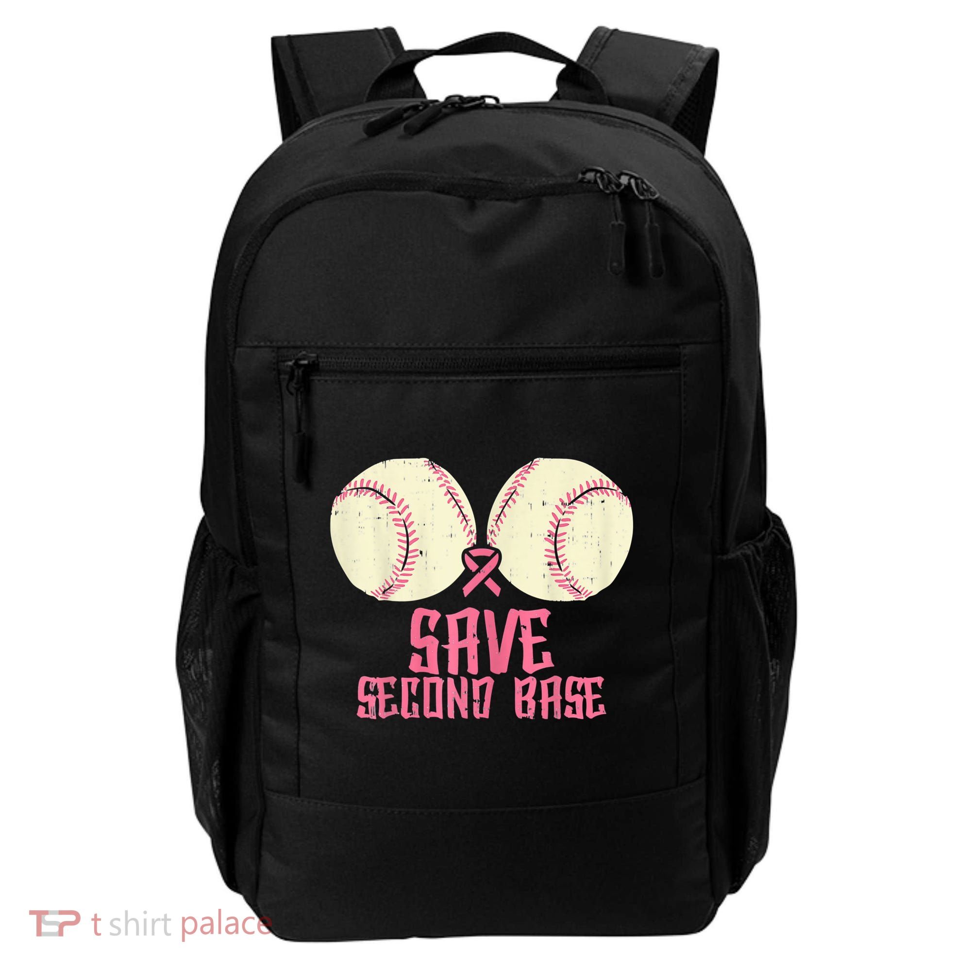 Support Save 2nd Base Breast Cancer Backpack