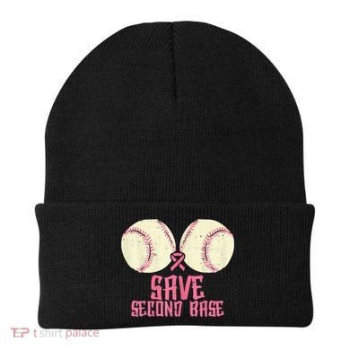 Support Save 2nd Base Breast Cancer Beanie