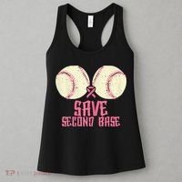 Support Save 2nd Base Breast Cancer Women's Tank Top thumb 3