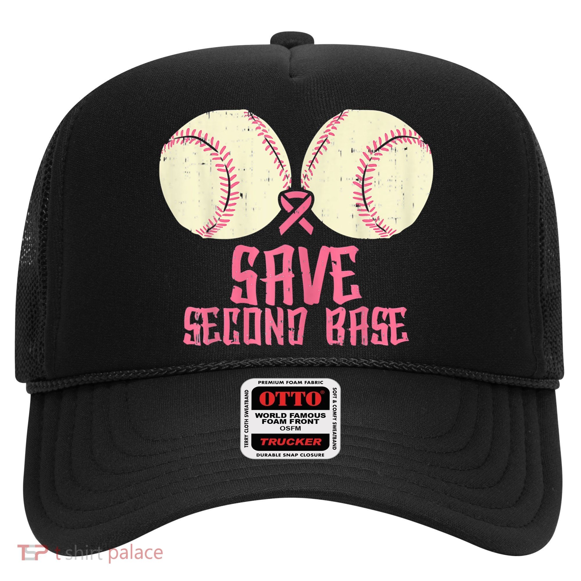 Support Save 2nd Base Breast Cancer Hat