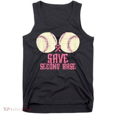 Support Save 2nd Base Breast Cancer Tank Top