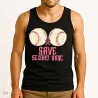 Support Save 2nd Base Breast Cancer Tank Top thumb 3