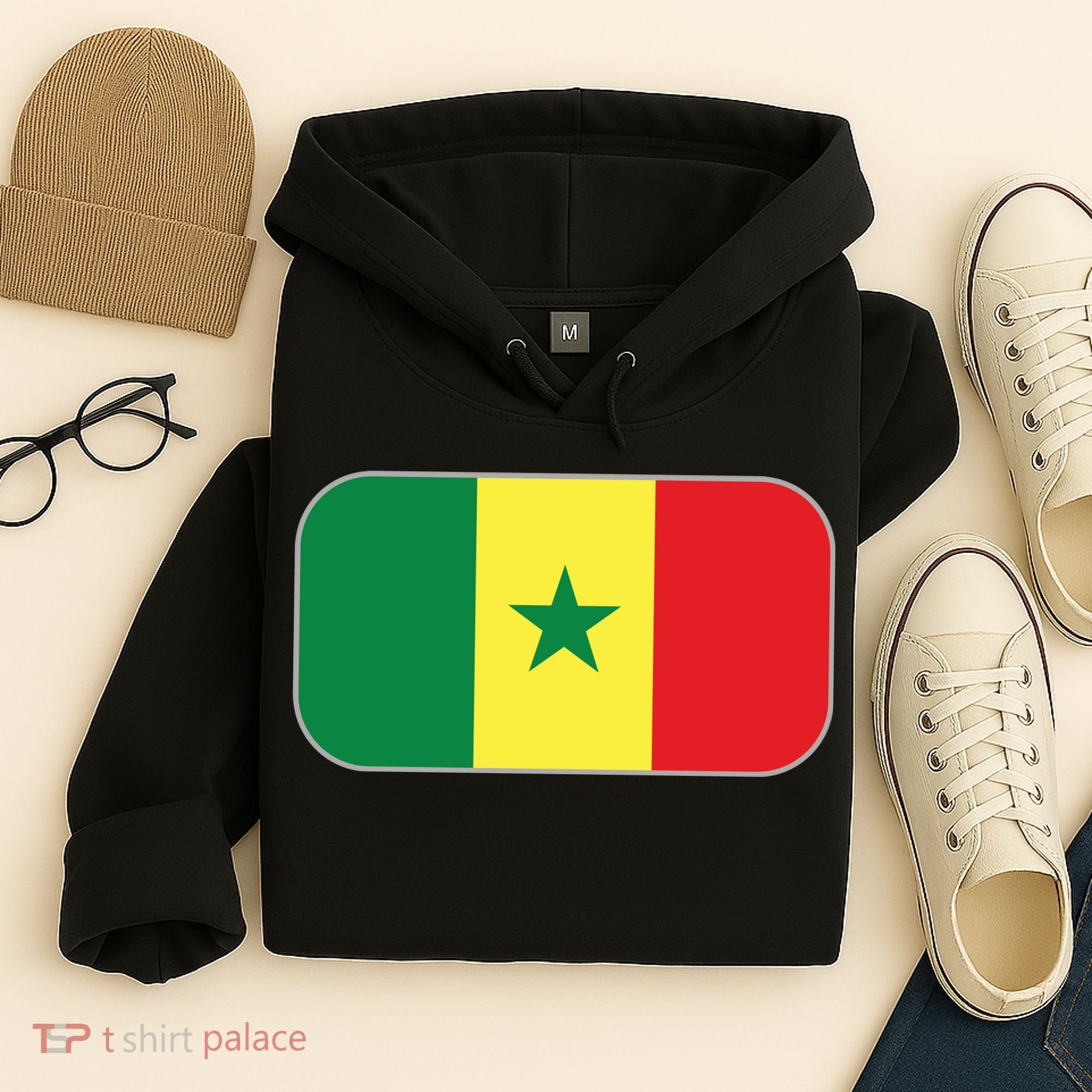 Senegal Soccer 2022 World Cup Senegalese Flag Hoodie