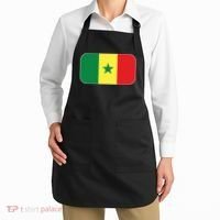 Senegal Soccer 2022 World Cup Senegalese Flag Apron thumb 2
