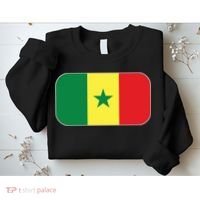 Senegal Soccer 2022 World Cup Senegalese Flag Sweatshirt thumb 2