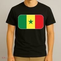 Senegal Soccer 2022 World Cup Senegalese Flag T-Shirt thumb 3