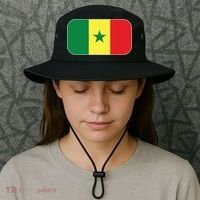 Senegal Soccer 2022 World Cup Senegalese Flag Bucket Hat thumb 3