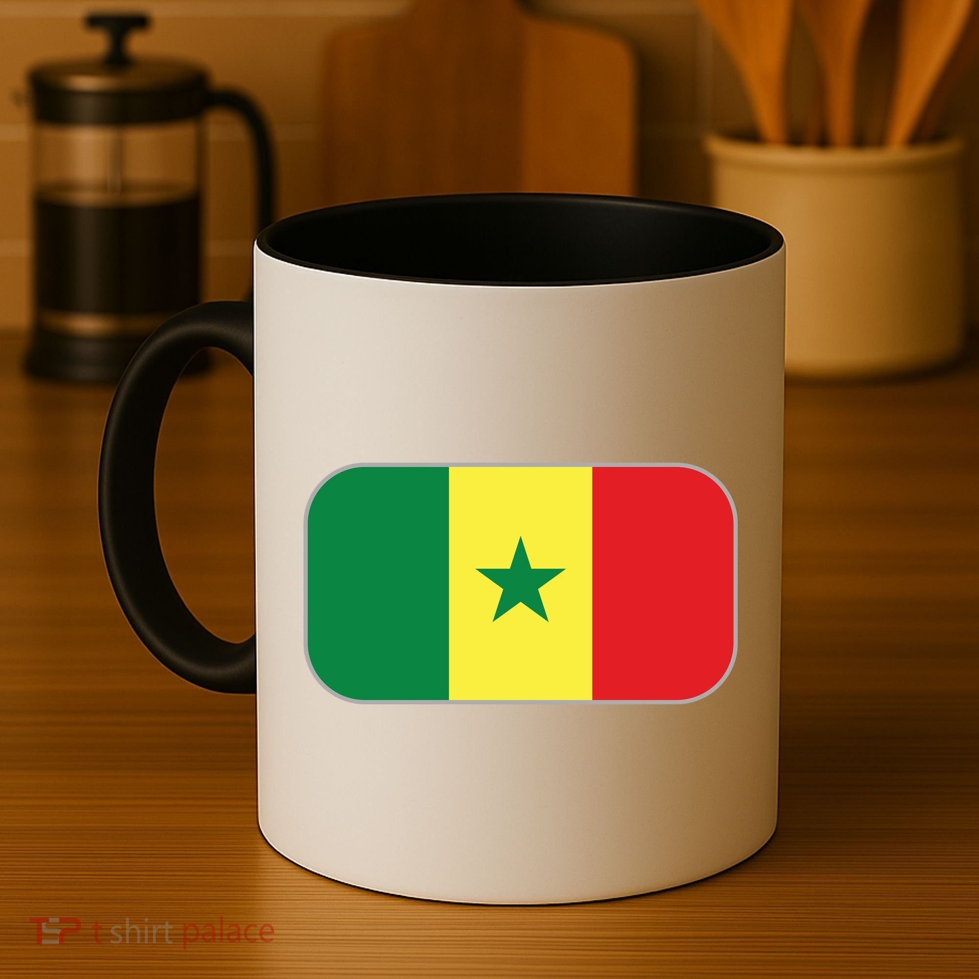 Senegal Soccer 2022 World Cup Senegalese Flag Coffee Mug