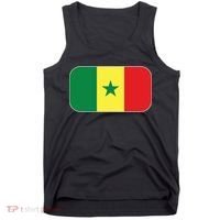 Senegal Soccer 2022 World Cup Senegalese Flag Tank Top thumb 0