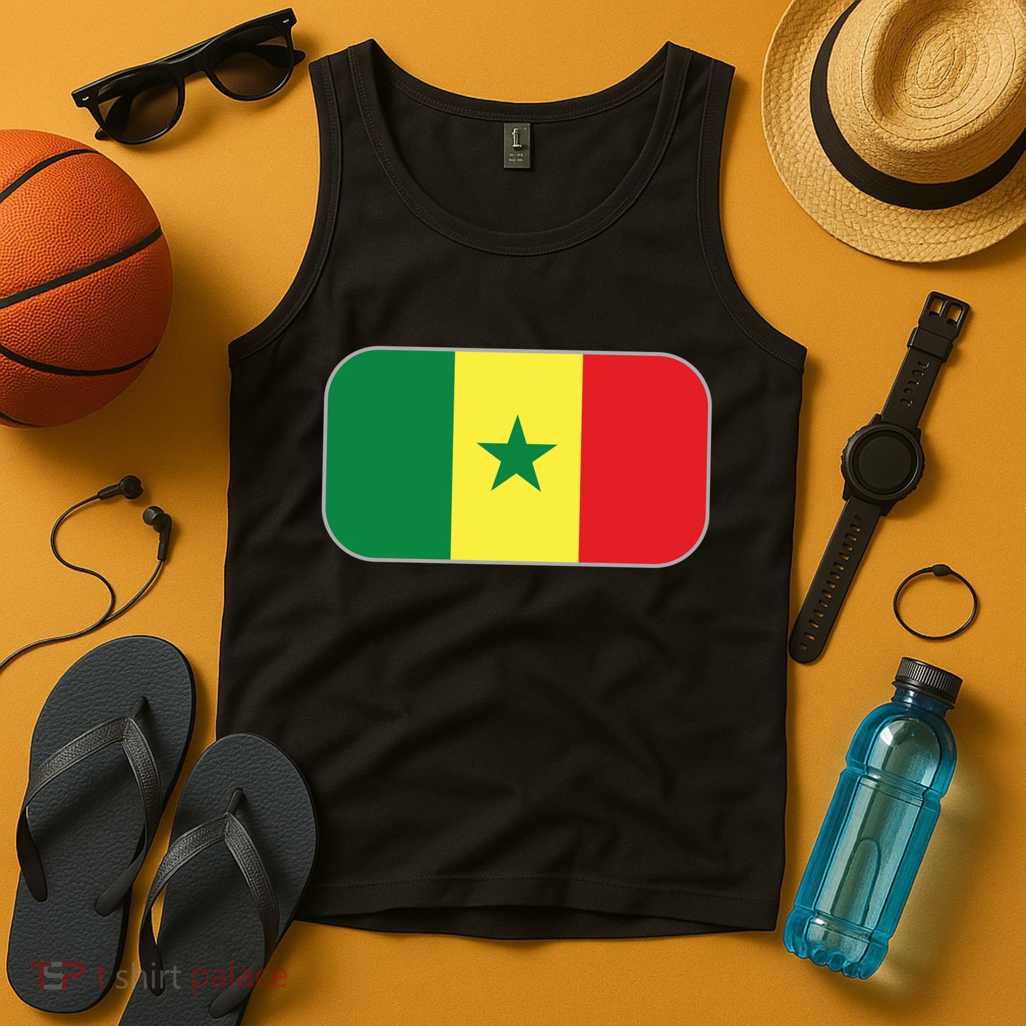 Senegal Soccer 2022 World Cup Senegalese Flag Tank Top