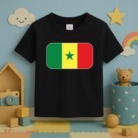 Senegal Soccer 2022 World Cup Senegalese Flag Toddler T-Shirt thumb 3