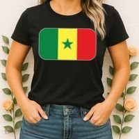 Senegal Soccer 2022 World Cup Senegalese Flag Women's T-Shirt thumb 2