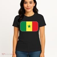 Senegal Soccer 2022 World Cup Senegalese Flag Women's T-Shirt thumb 4