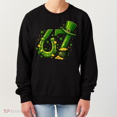 Six Seven 67 St Patricks Day Funny Saint Paddy's 6-7 Women's Sweatshirt