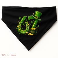 Six Seven 67 St Patricks Day Funny Saint Paddy's 6-7 USA-Made Doggie Bandana thumb 0