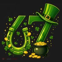 Six Seven 67 St Patricks Day Funny Saint Paddy's 6-7 Apron thumb 3