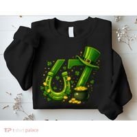Six Seven 67 St Patricks Day Funny Saint Paddy's 6-7 Sweatshirt thumb 2
