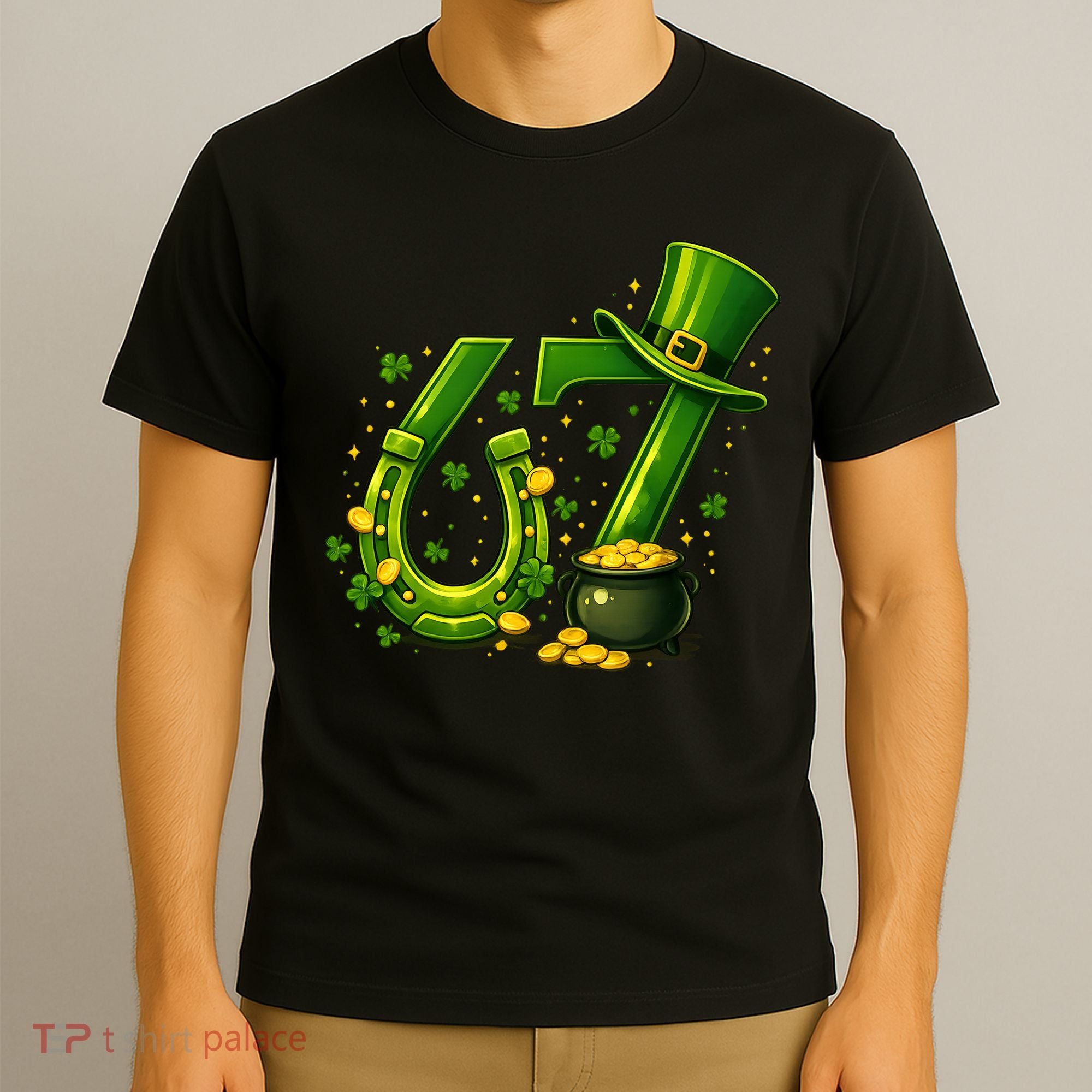 Six Seven 67 St Patricks Day Funny Saint Paddy's 6-7 T-Shirt