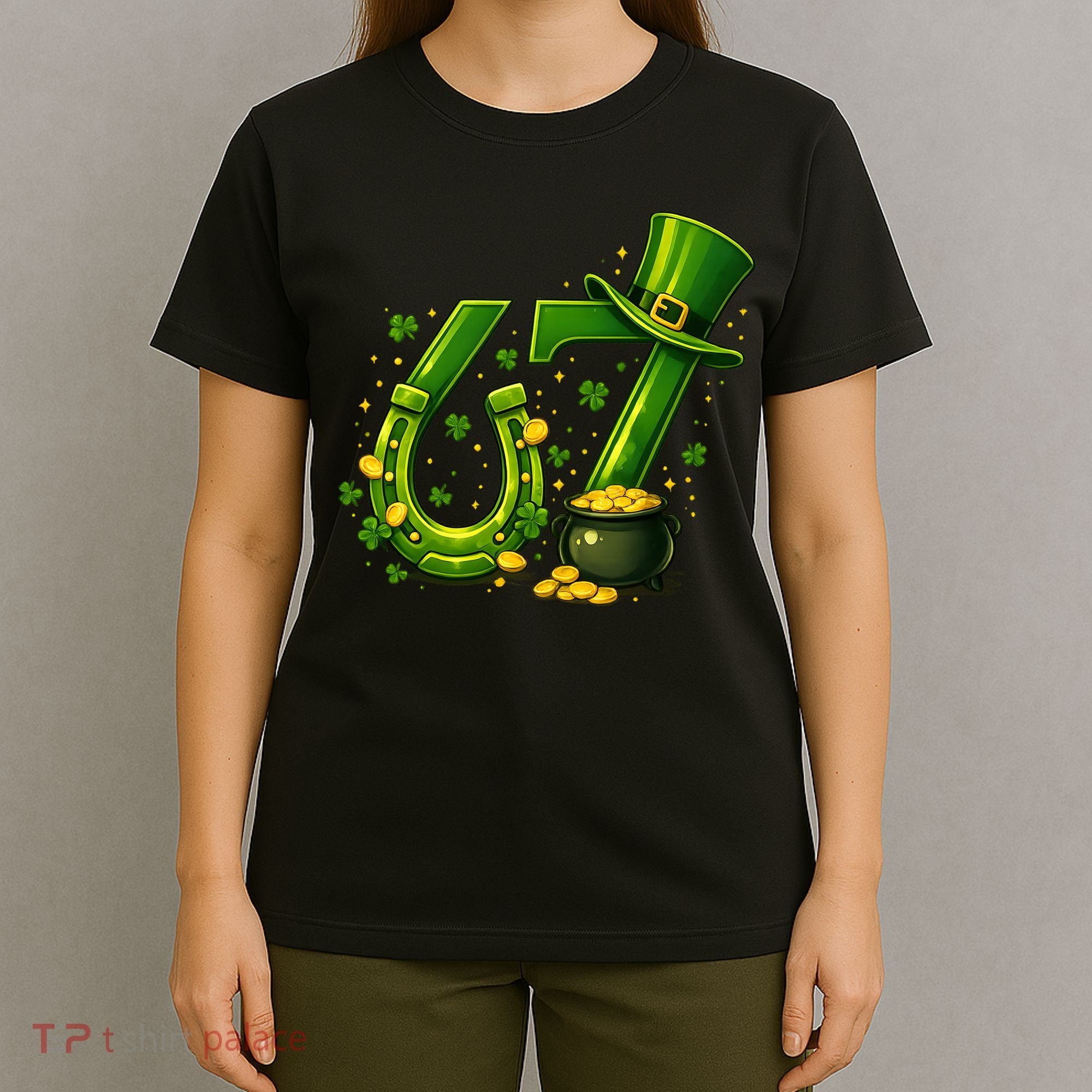 Six Seven 67 St Patricks Day Funny Saint Paddy's 6-7 T-Shirt