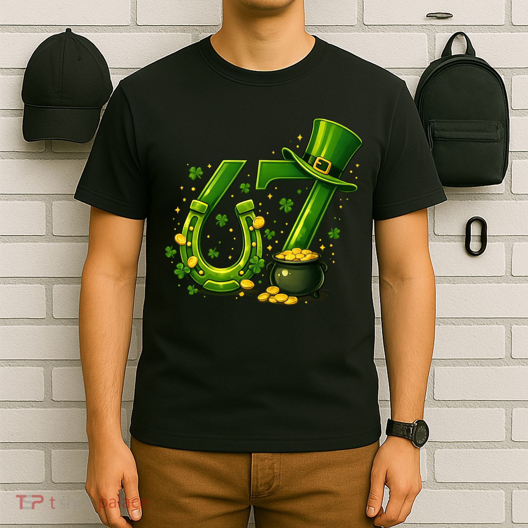 Six Seven 67 St Patricks Day Funny Saint Paddy's 6-7 T-Shirt