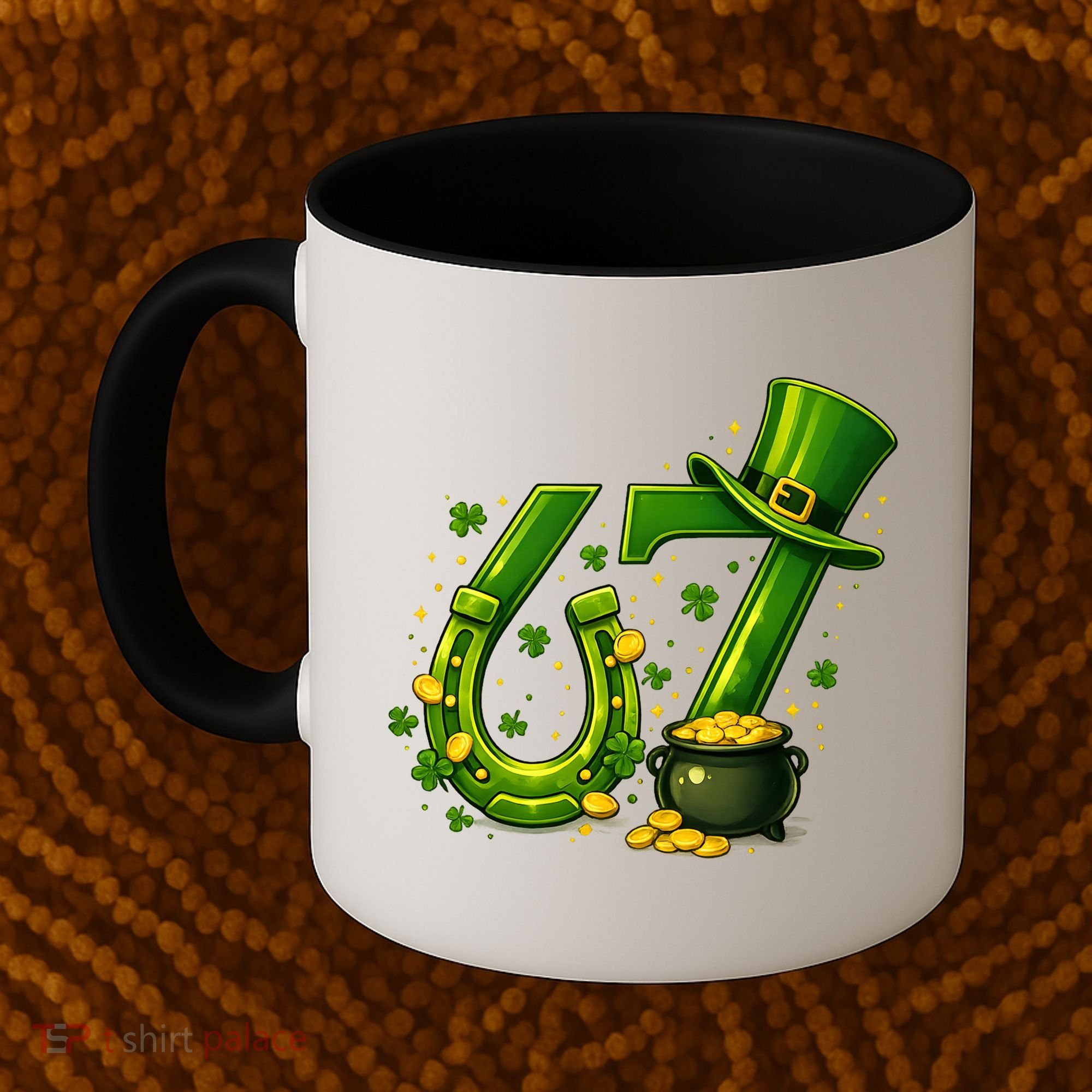 Six Seven 67 St Patricks Day Funny Saint Paddy's 6-7 Coffee Mug