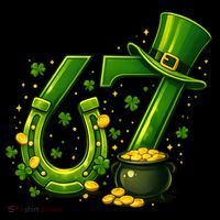 Six Seven 67 St Patricks Day Funny Saint Paddy's 6-7 Coffee Mug thumb 5