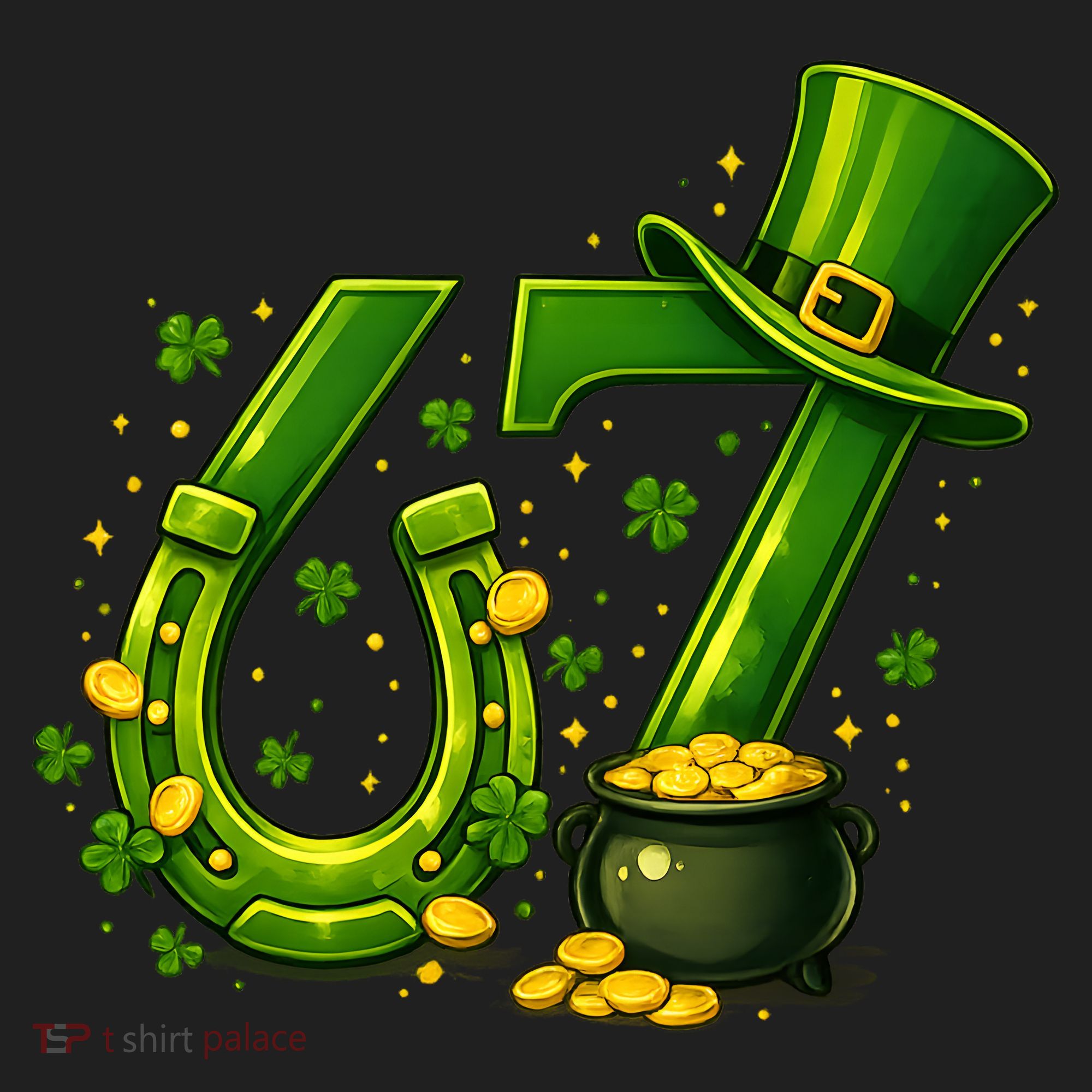 Six Seven 67 St Patricks Day Funny Saint Paddy's 6-7 Beanie