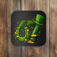 Six Seven 67 St Patricks Day Funny Saint Paddy's 6-7 Coaster thumb 0