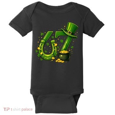 Six Seven 67 St Patricks Day Funny Saint Paddy's 6-7 Baby Bodysuit
