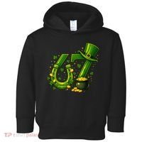 Six Seven 67 St Patricks Day Funny Saint Paddy's 6-7 Toddler Hoodie thumb 0